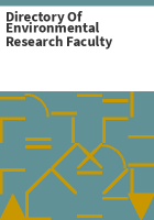 Directory_of_environmental_research_faculty