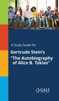 A_Study_Guide_For_Gertrude_Stein_s__The_Autobiography_Of_Alice_B__Toklas_