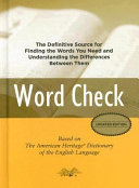 Word_check__a_concise_thesaurus_based_on_the_The_American_heritage_dictionary_of_the_English_language